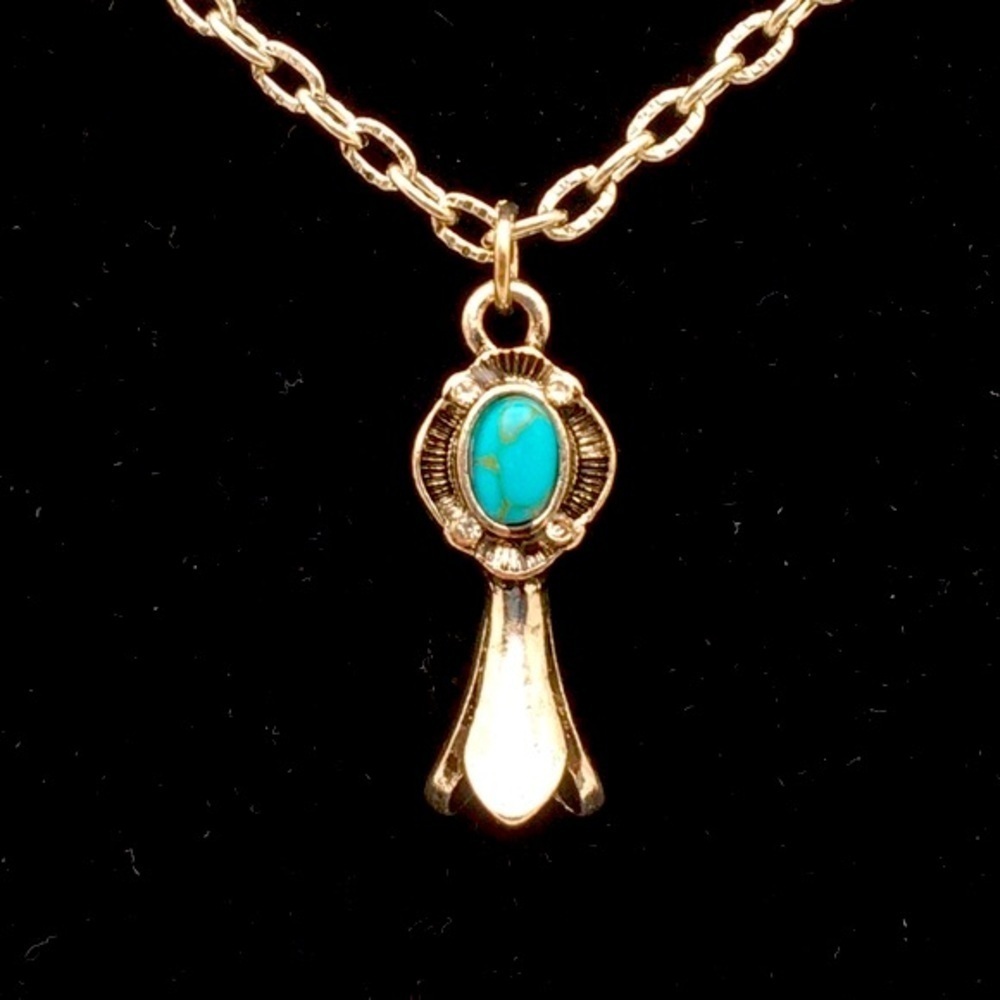 Single Squash Blossom Necklace